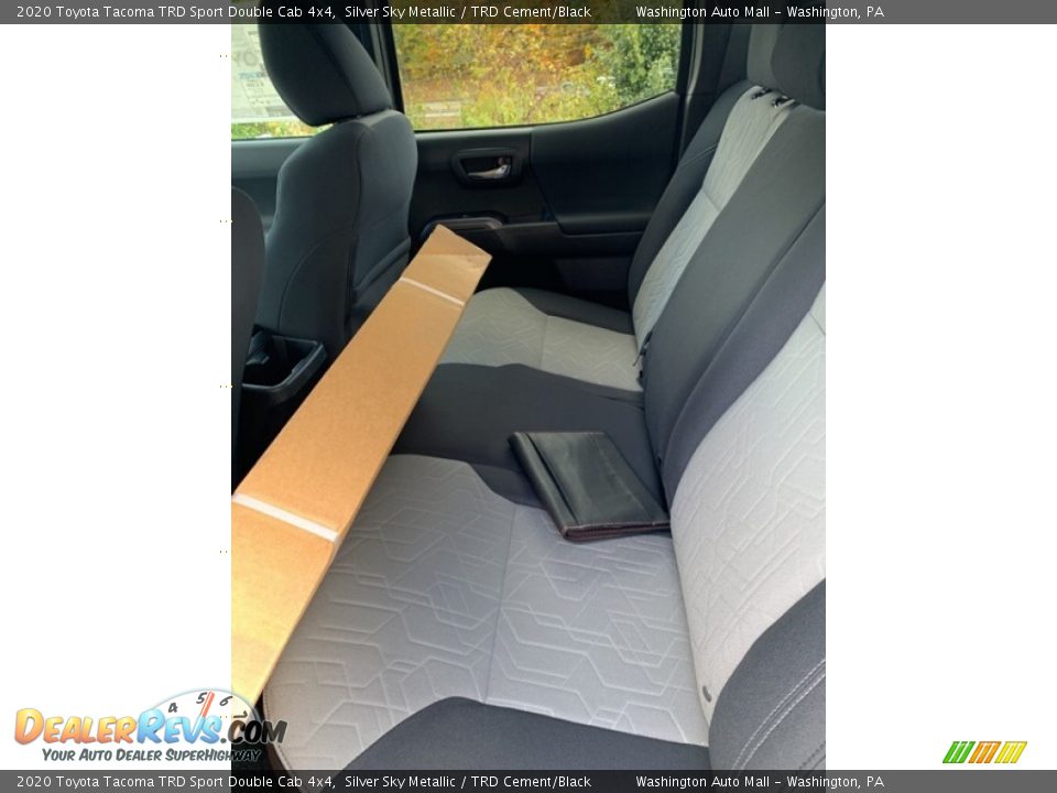 Rear Seat of 2020 Toyota Tacoma TRD Sport Double Cab 4x4 Photo #17