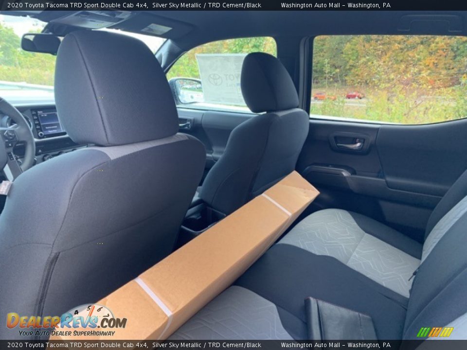 2020 Toyota Tacoma TRD Sport Double Cab 4x4 Silver Sky Metallic / TRD Cement/Black Photo #18