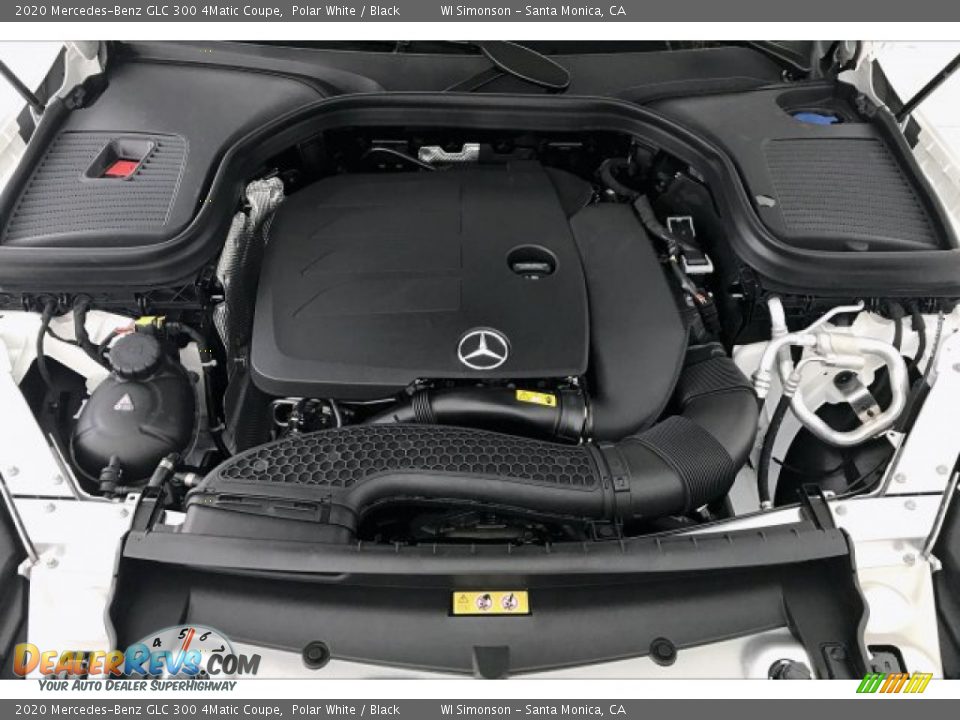 2020 Mercedes-Benz GLC 300 4Matic Coupe Polar White / Black Photo #8