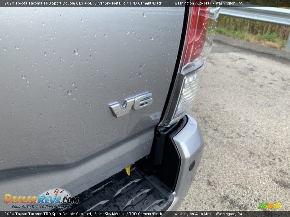 2020 Toyota Tacoma TRD Sport Double Cab 4x4 Silver Sky Metallic / TRD Cement/Black Photo #20