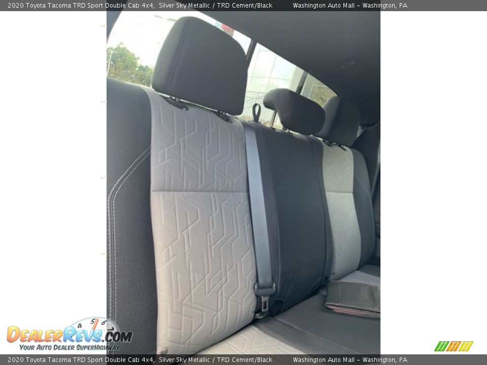 2020 Toyota Tacoma TRD Sport Double Cab 4x4 Silver Sky Metallic / TRD Cement/Black Photo #22