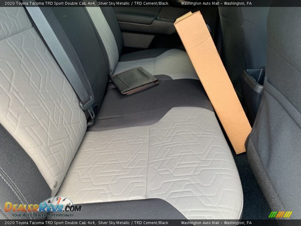 2020 Toyota Tacoma TRD Sport Double Cab 4x4 Silver Sky Metallic / TRD Cement/Black Photo #23