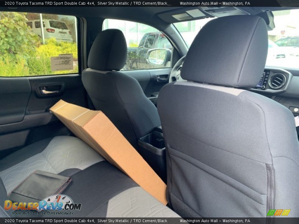 2020 Toyota Tacoma TRD Sport Double Cab 4x4 Silver Sky Metallic / TRD Cement/Black Photo #24
