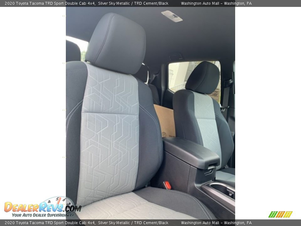 2020 Toyota Tacoma TRD Sport Double Cab 4x4 Silver Sky Metallic / TRD Cement/Black Photo #25