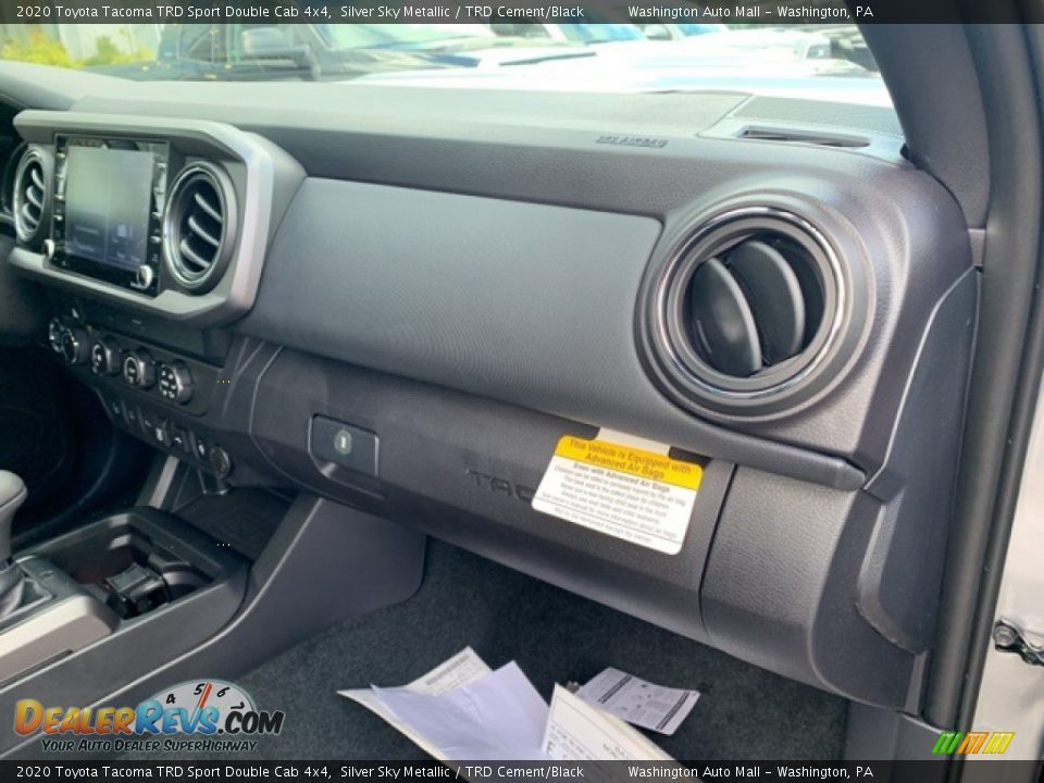 Dashboard of 2020 Toyota Tacoma TRD Sport Double Cab 4x4 Photo #28