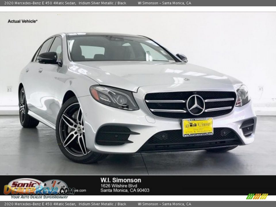 2020 Mercedes-Benz E 450 4Matic Sedan Iridium Silver Metallic / Black Photo #1