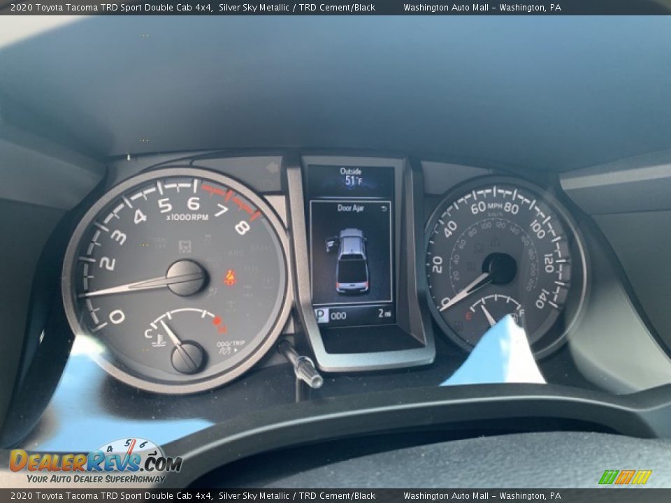 2020 Toyota Tacoma TRD Sport Double Cab 4x4 Gauges Photo #32