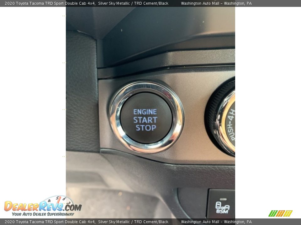 2020 Toyota Tacoma TRD Sport Double Cab 4x4 Silver Sky Metallic / TRD Cement/Black Photo #33