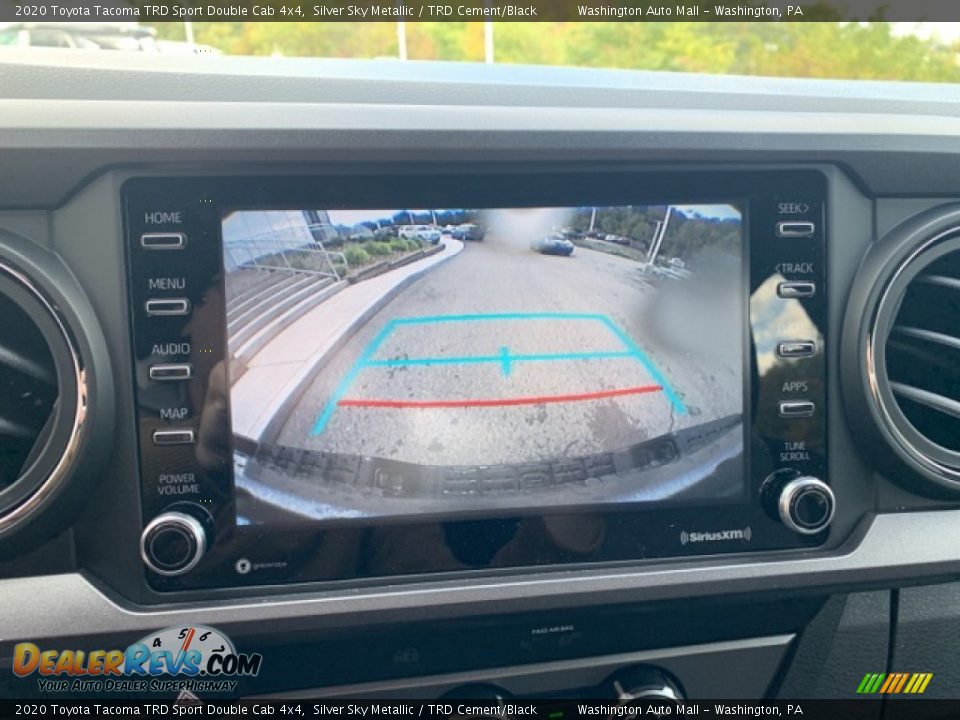 2020 Toyota Tacoma TRD Sport Double Cab 4x4 Silver Sky Metallic / TRD Cement/Black Photo #36
