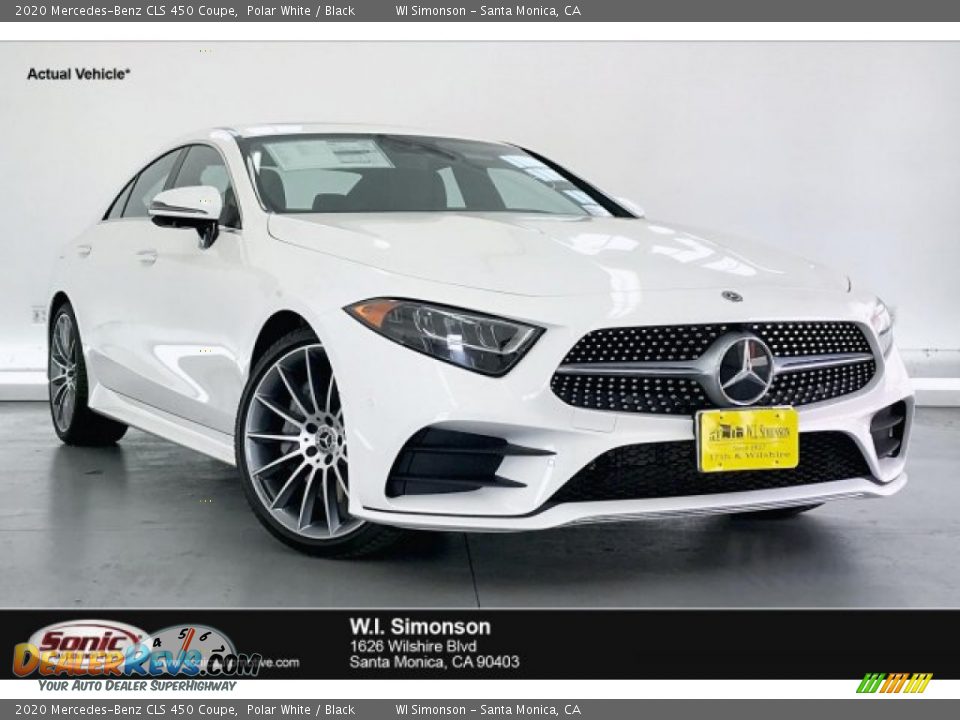 2020 Mercedes-Benz CLS 450 Coupe Polar White / Black Photo #1