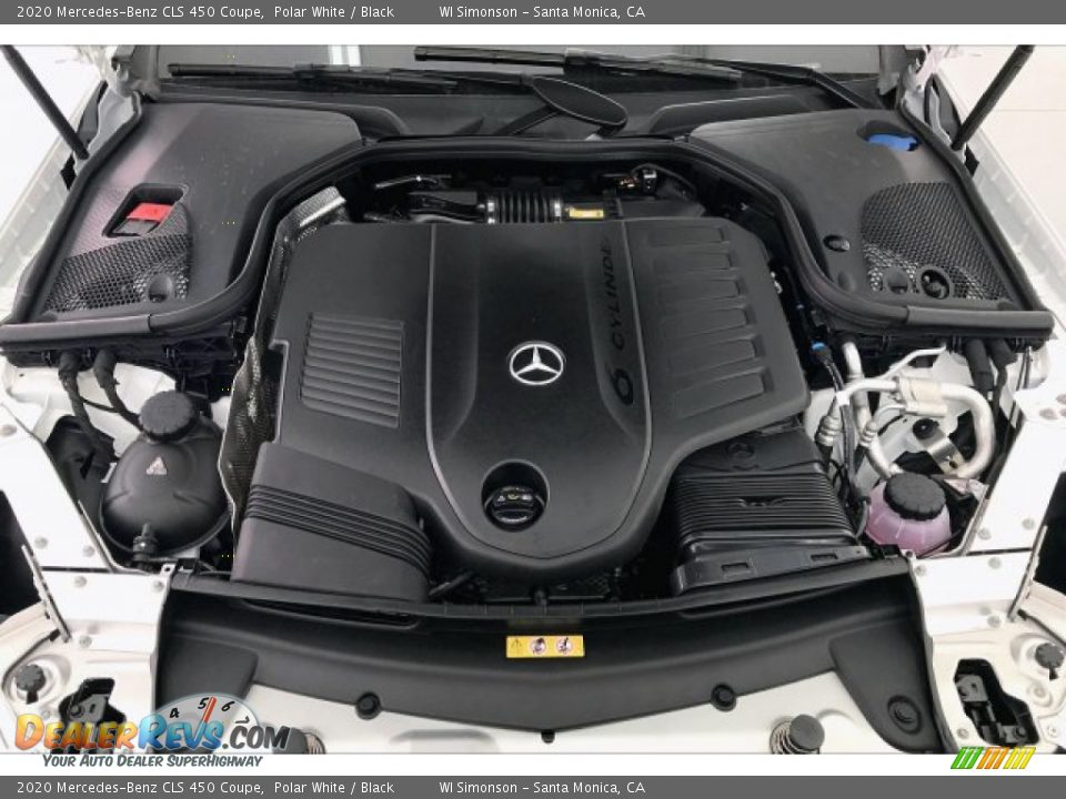 2020 Mercedes-Benz CLS 450 Coupe Polar White / Black Photo #7