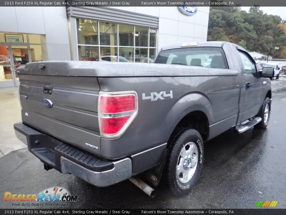 2013 Ford F150 XL Regular Cab 4x4 Sterling Gray Metallic / Steel Gray Photo #2