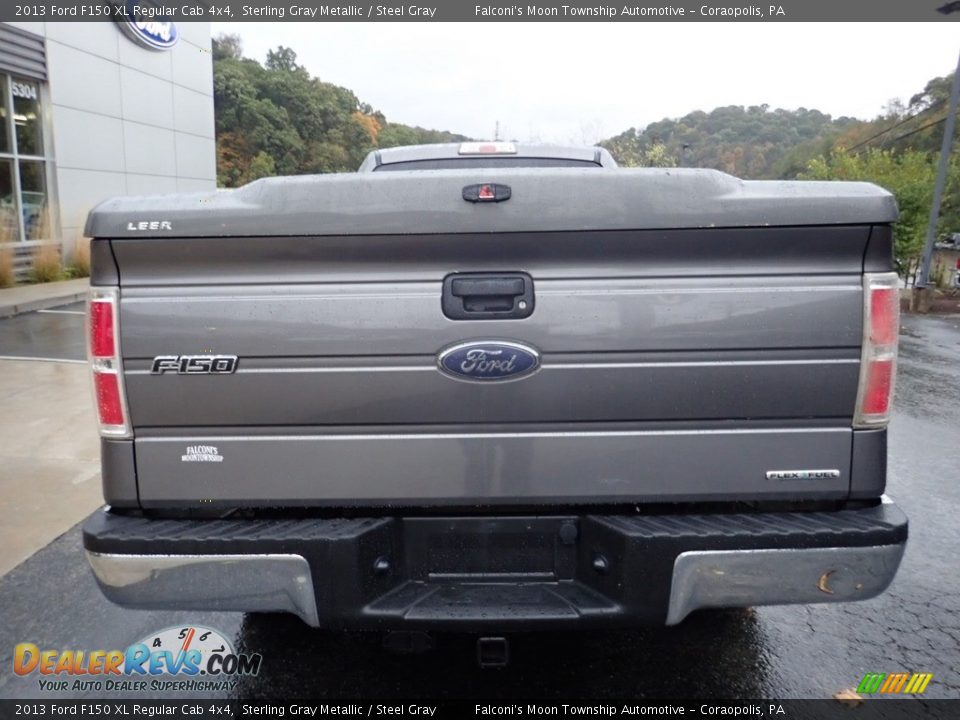 2013 Ford F150 XL Regular Cab 4x4 Sterling Gray Metallic / Steel Gray Photo #3