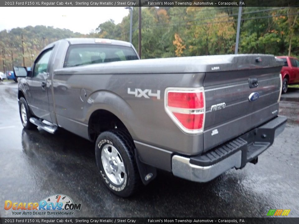 2013 Ford F150 XL Regular Cab 4x4 Sterling Gray Metallic / Steel Gray Photo #4