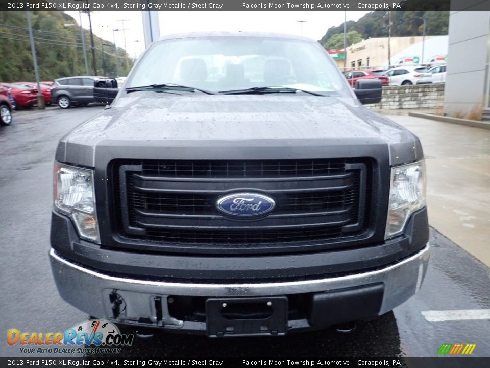 2013 Ford F150 XL Regular Cab 4x4 Sterling Gray Metallic / Steel Gray Photo #7