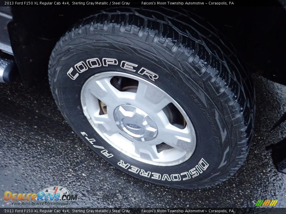 2013 Ford F150 XL Regular Cab 4x4 Sterling Gray Metallic / Steel Gray Photo #9