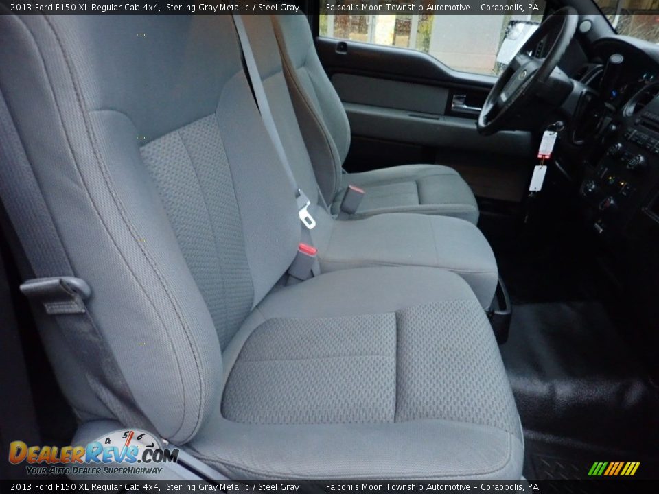 2013 Ford F150 XL Regular Cab 4x4 Sterling Gray Metallic / Steel Gray Photo #10