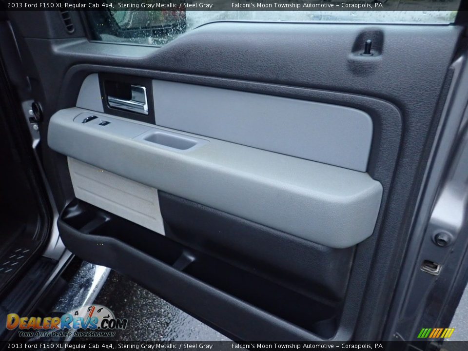 2013 Ford F150 XL Regular Cab 4x4 Sterling Gray Metallic / Steel Gray Photo #12