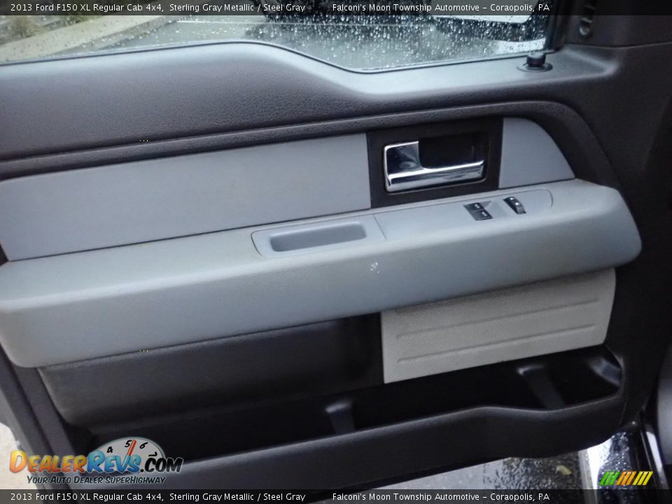 2013 Ford F150 XL Regular Cab 4x4 Sterling Gray Metallic / Steel Gray Photo #15