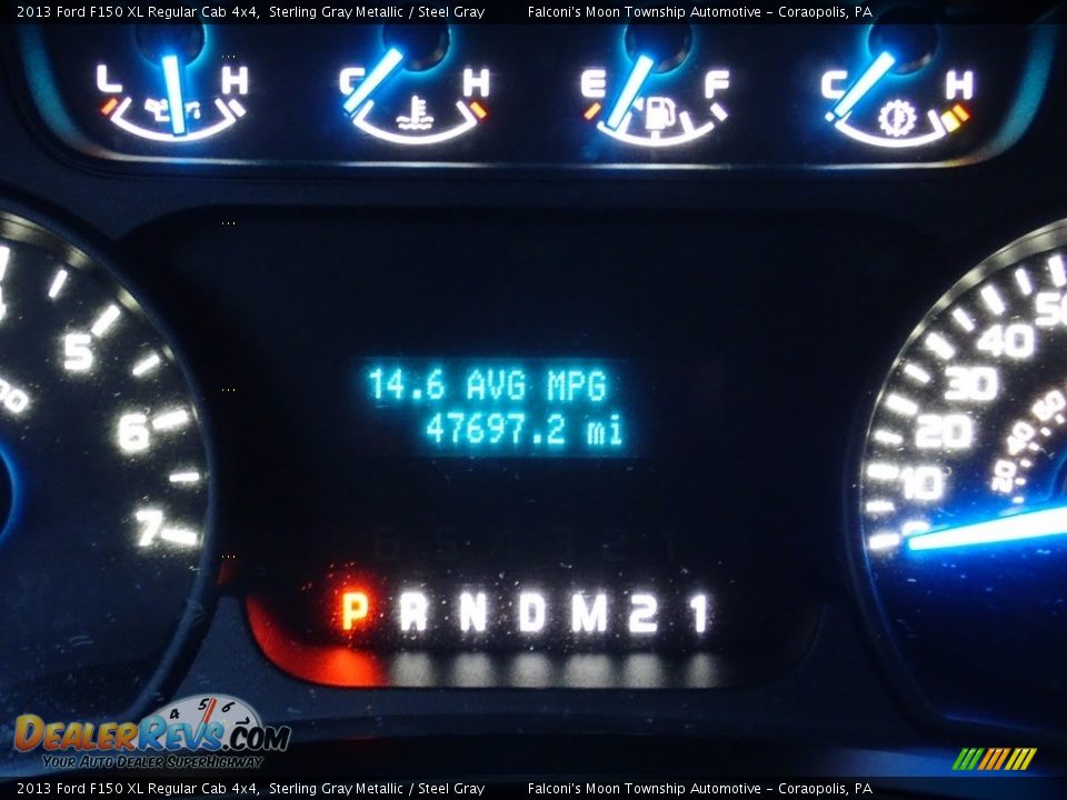 2013 Ford F150 XL Regular Cab 4x4 Sterling Gray Metallic / Steel Gray Photo #20