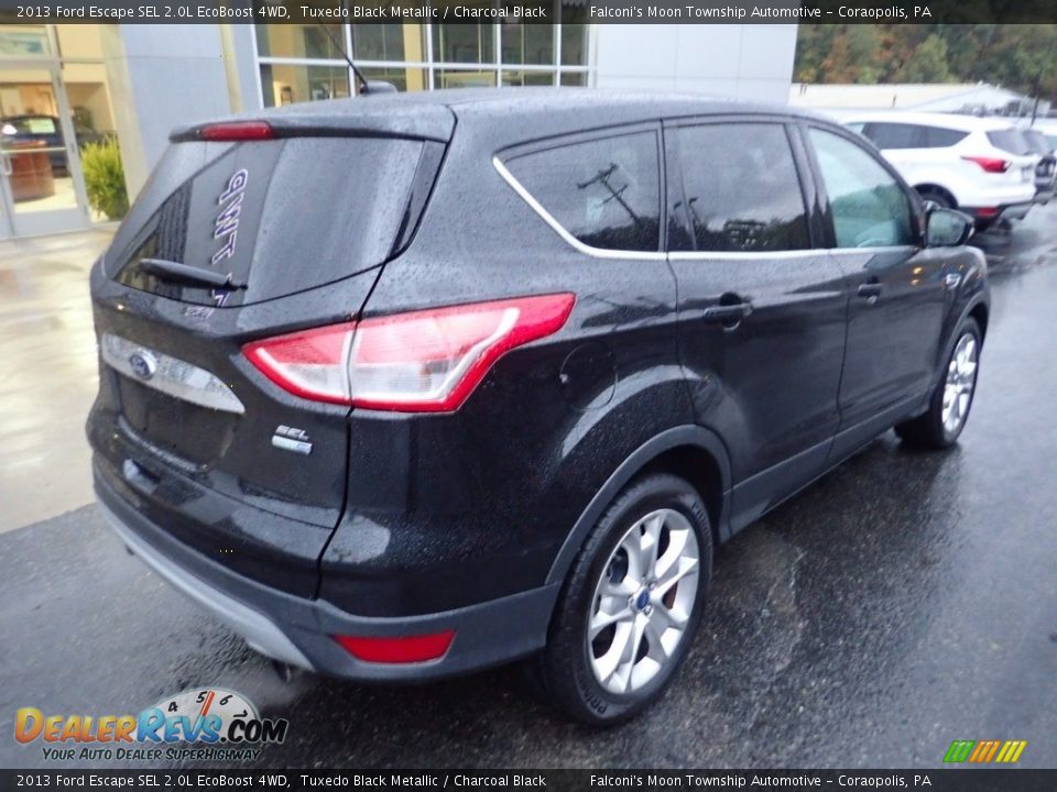 2013 Ford Escape SEL 2.0L EcoBoost 4WD Tuxedo Black Metallic / Charcoal Black Photo #2