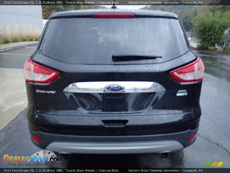 2013 Ford Escape SEL 2.0L EcoBoost 4WD Tuxedo Black Metallic / Charcoal Black Photo #3