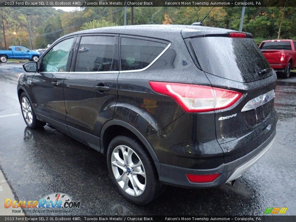 2013 Ford Escape SEL 2.0L EcoBoost 4WD Tuxedo Black Metallic / Charcoal Black Photo #5