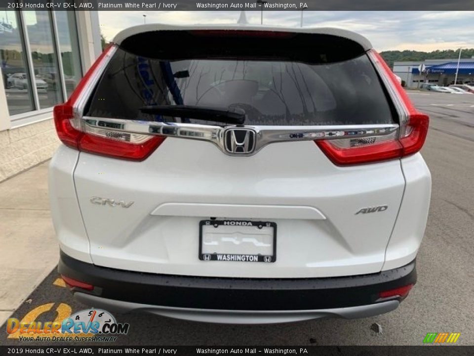 2019 Honda CR-V EX-L AWD Platinum White Pearl / Ivory Photo #6