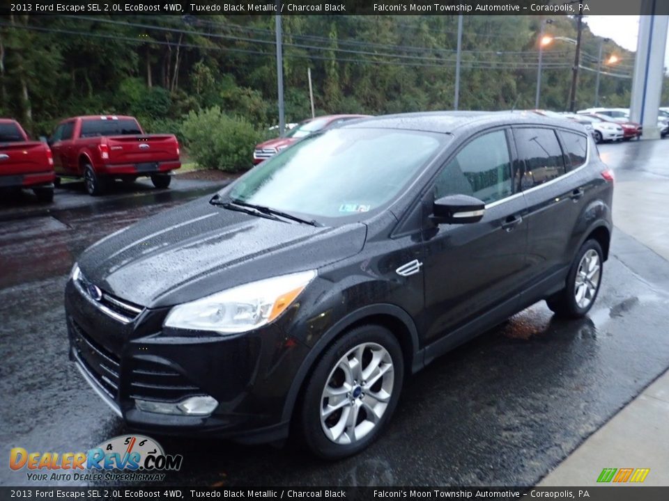 2013 Ford Escape SEL 2.0L EcoBoost 4WD Tuxedo Black Metallic / Charcoal Black Photo #7