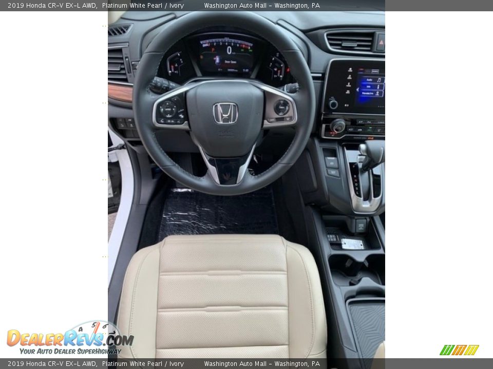 2019 Honda CR-V EX-L AWD Platinum White Pearl / Ivory Photo #13