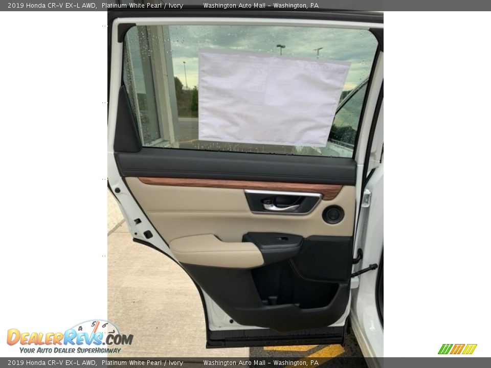 2019 Honda CR-V EX-L AWD Platinum White Pearl / Ivory Photo #16