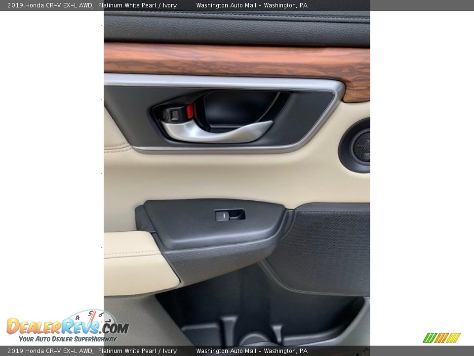 2019 Honda CR-V EX-L AWD Platinum White Pearl / Ivory Photo #17