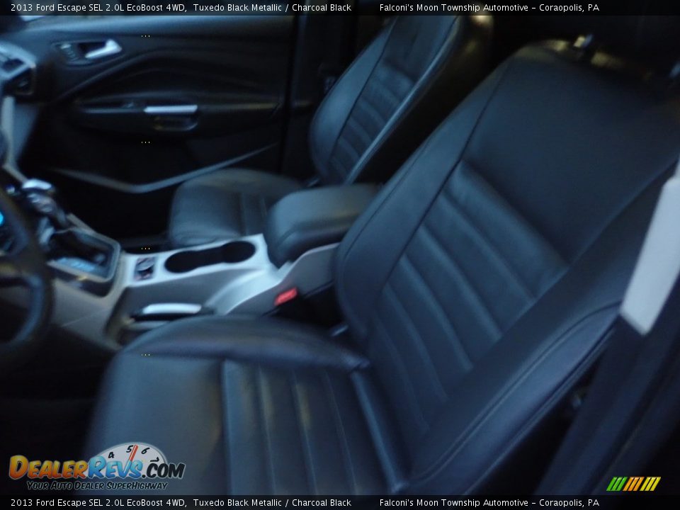 2013 Ford Escape SEL 2.0L EcoBoost 4WD Tuxedo Black Metallic / Charcoal Black Photo #15