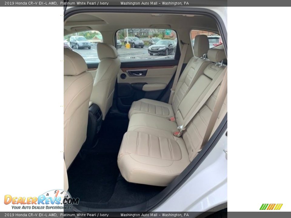 2019 Honda CR-V EX-L AWD Platinum White Pearl / Ivory Photo #19