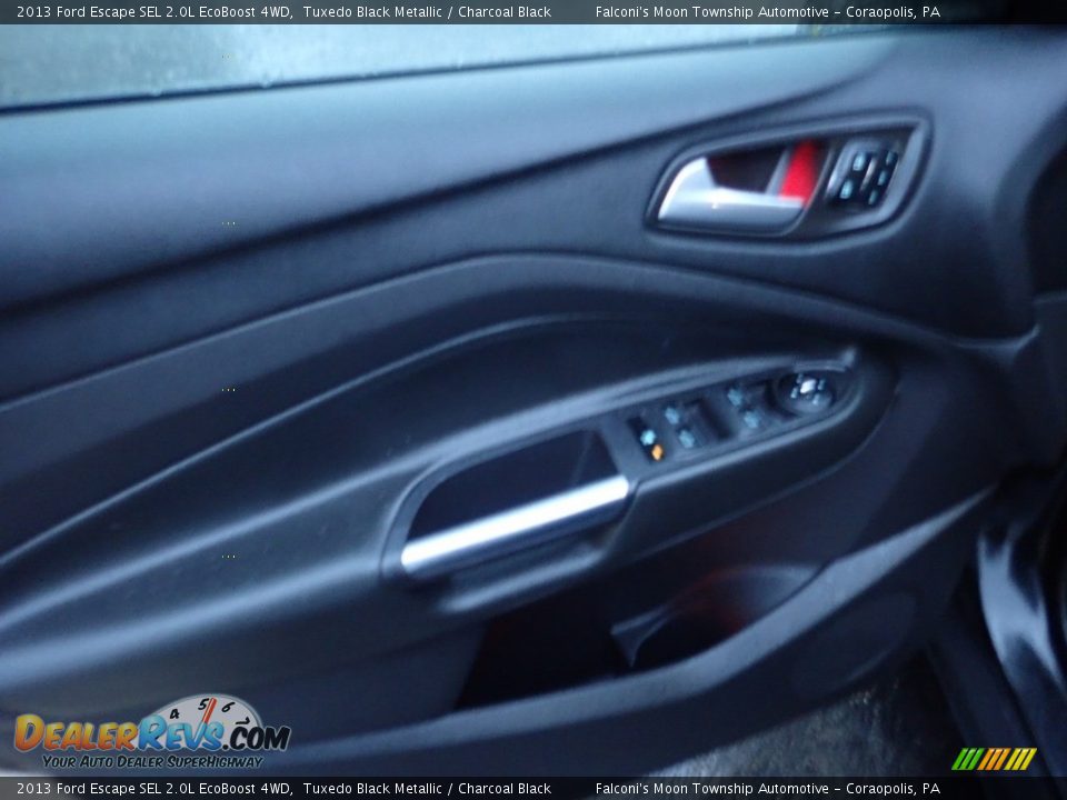 2013 Ford Escape SEL 2.0L EcoBoost 4WD Tuxedo Black Metallic / Charcoal Black Photo #18