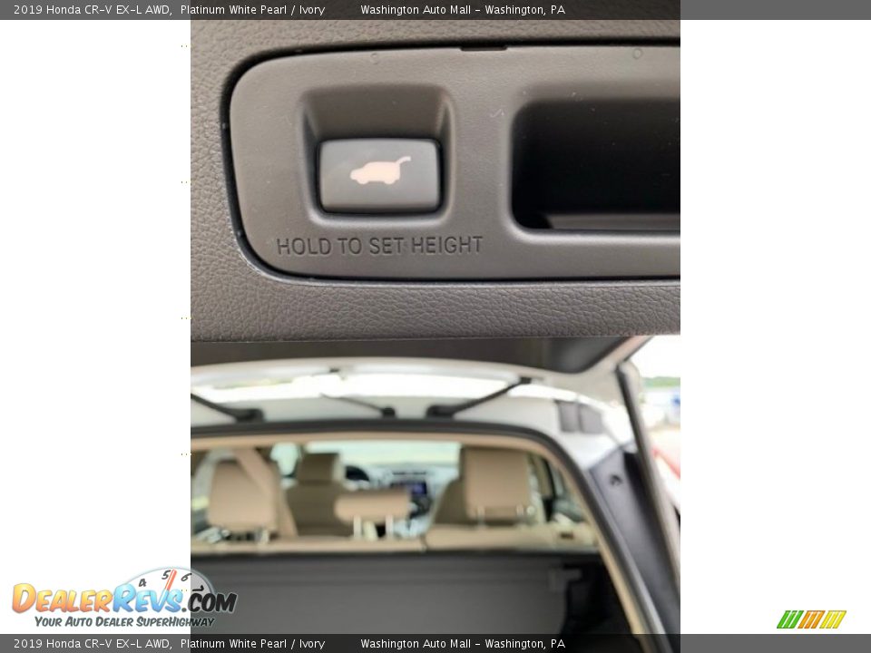 2019 Honda CR-V EX-L AWD Platinum White Pearl / Ivory Photo #22