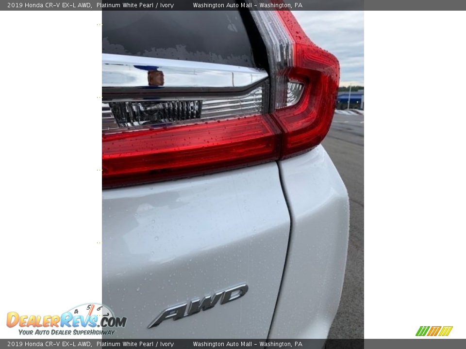 2019 Honda CR-V EX-L AWD Platinum White Pearl / Ivory Photo #23