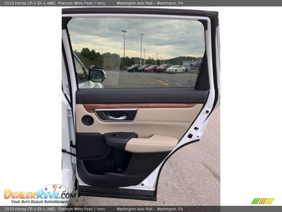 2019 Honda CR-V EX-L AWD Platinum White Pearl / Ivory Photo #24