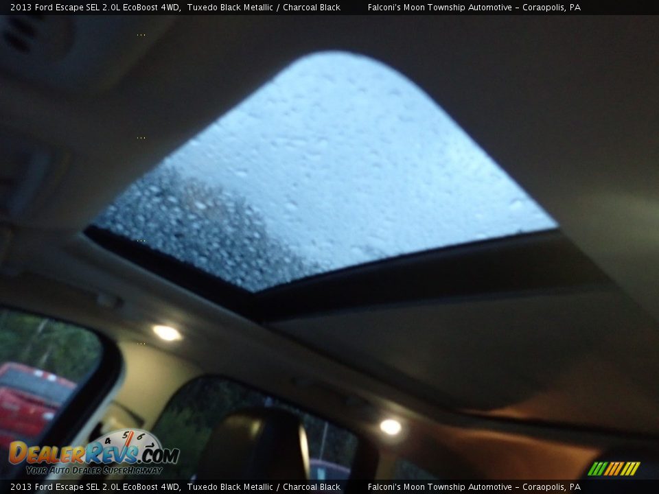 2013 Ford Escape SEL 2.0L EcoBoost 4WD Tuxedo Black Metallic / Charcoal Black Photo #20