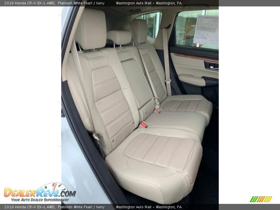 2019 Honda CR-V EX-L AWD Platinum White Pearl / Ivory Photo #25