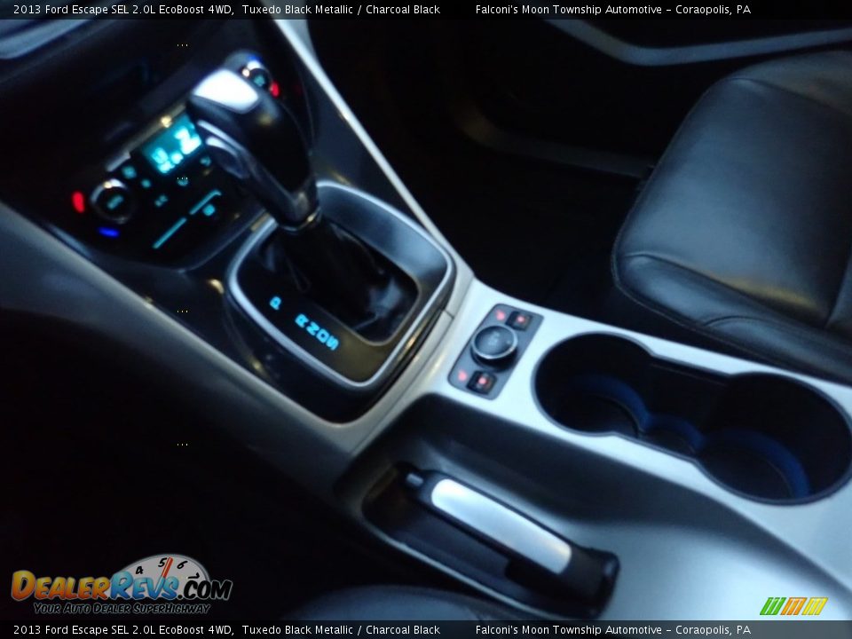 2013 Ford Escape SEL 2.0L EcoBoost 4WD Tuxedo Black Metallic / Charcoal Black Photo #21