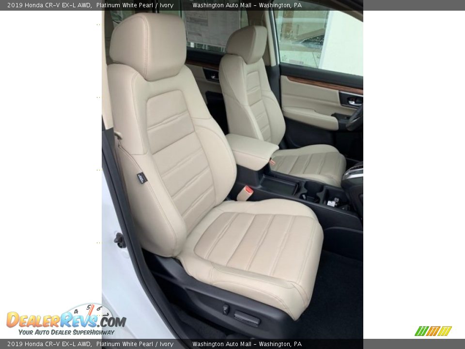 2019 Honda CR-V EX-L AWD Platinum White Pearl / Ivory Photo #28