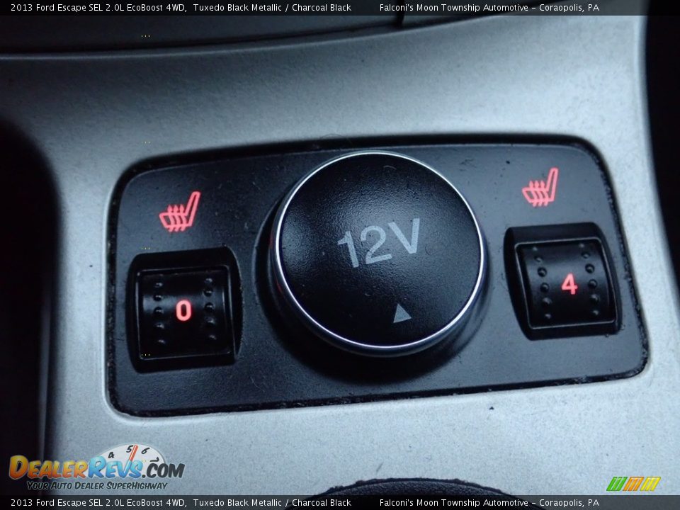 2013 Ford Escape SEL 2.0L EcoBoost 4WD Tuxedo Black Metallic / Charcoal Black Photo #23