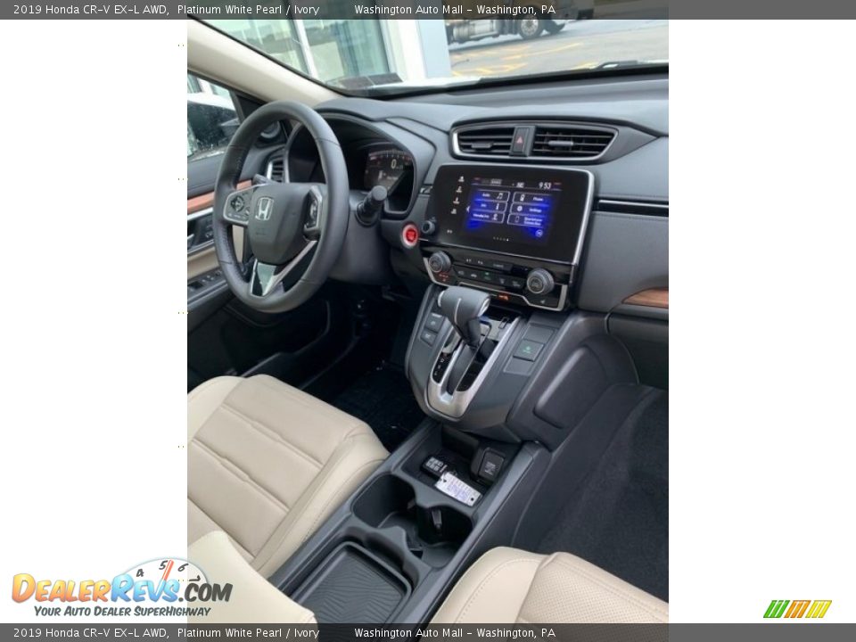 2019 Honda CR-V EX-L AWD Platinum White Pearl / Ivory Photo #29