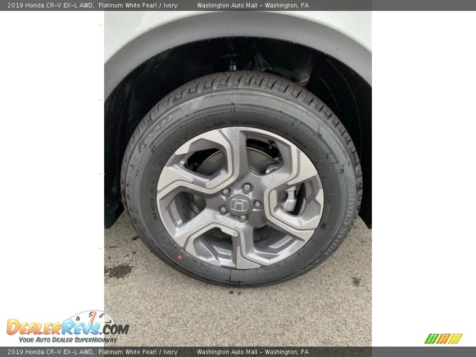 2019 Honda CR-V EX-L AWD Platinum White Pearl / Ivory Photo #31