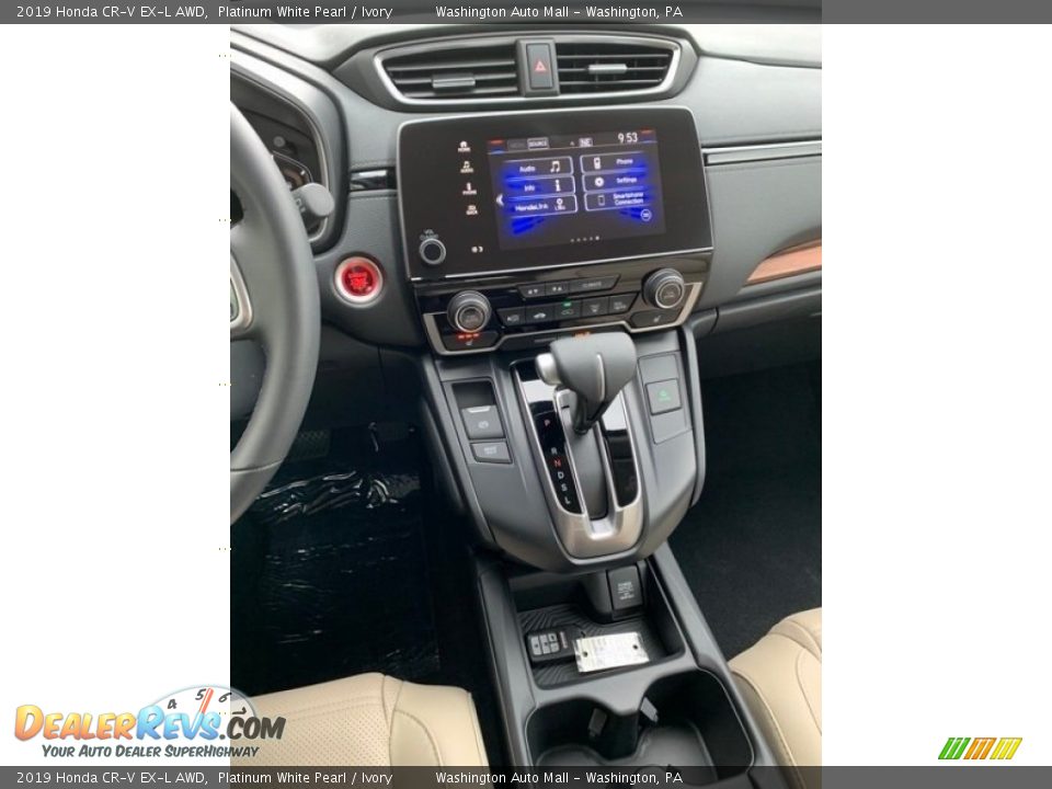 2019 Honda CR-V EX-L AWD Platinum White Pearl / Ivory Photo #33