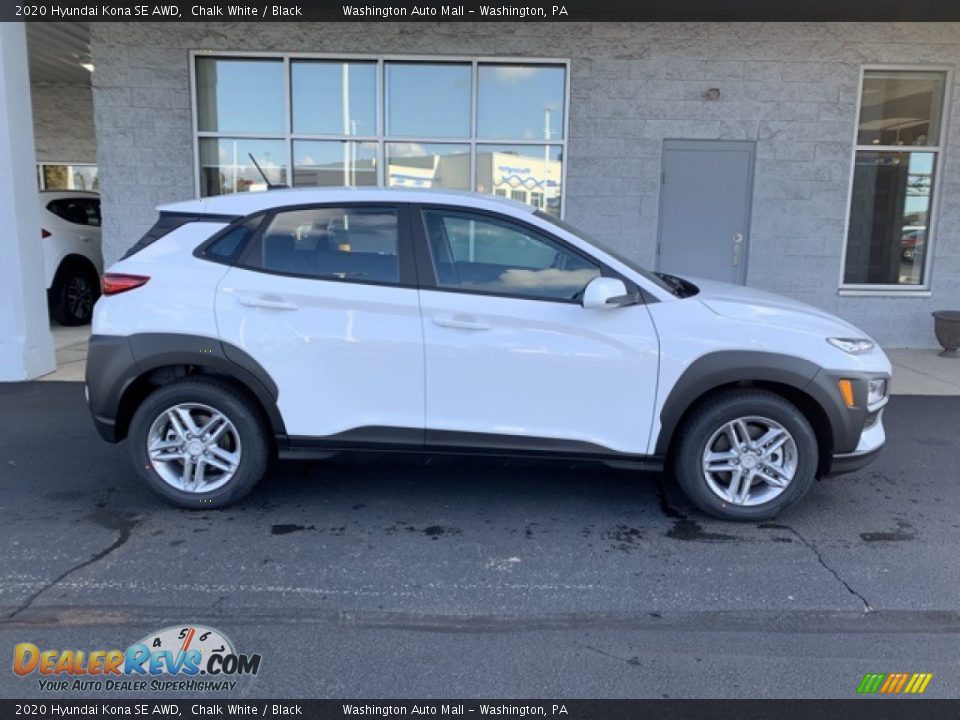 2020 Hyundai Kona SE AWD Chalk White / Black Photo #3