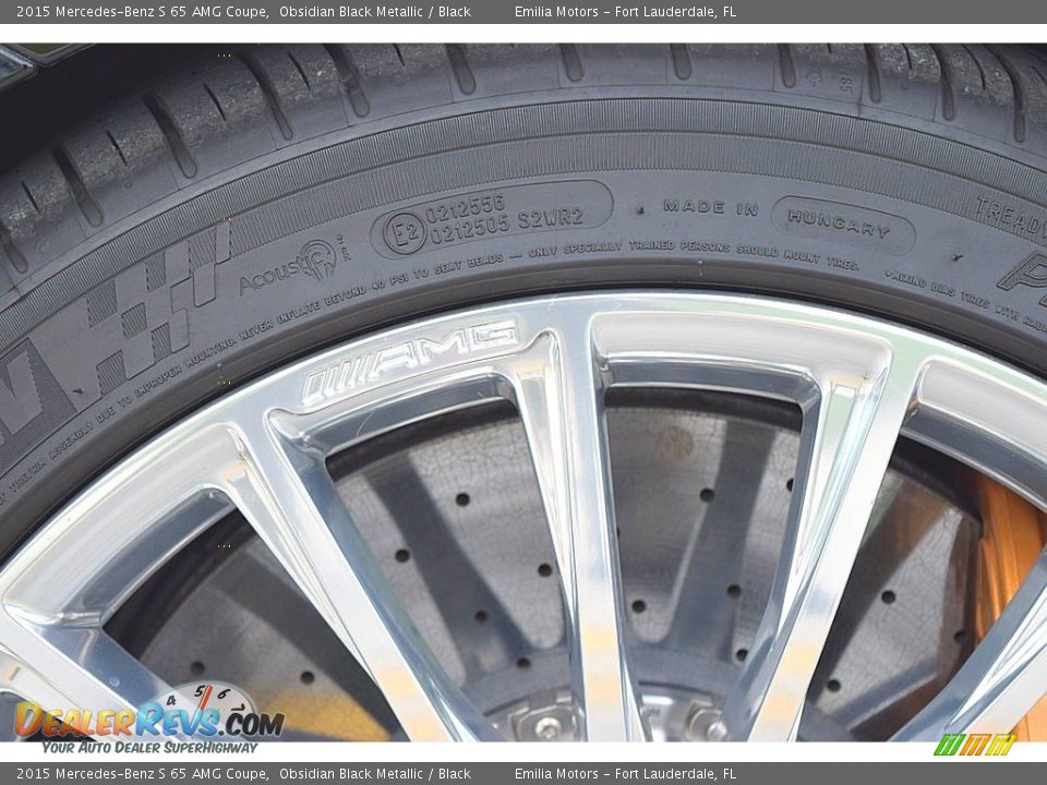 2015 Mercedes-Benz S 65 AMG Coupe Obsidian Black Metallic / Black Photo #17