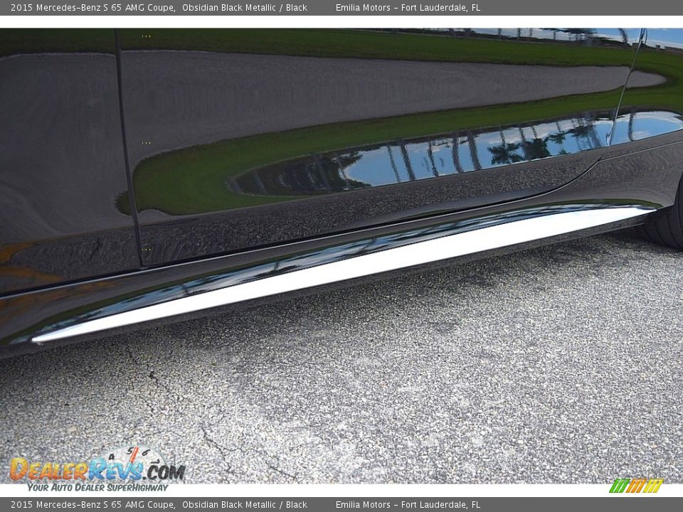 2015 Mercedes-Benz S 65 AMG Coupe Obsidian Black Metallic / Black Photo #18
