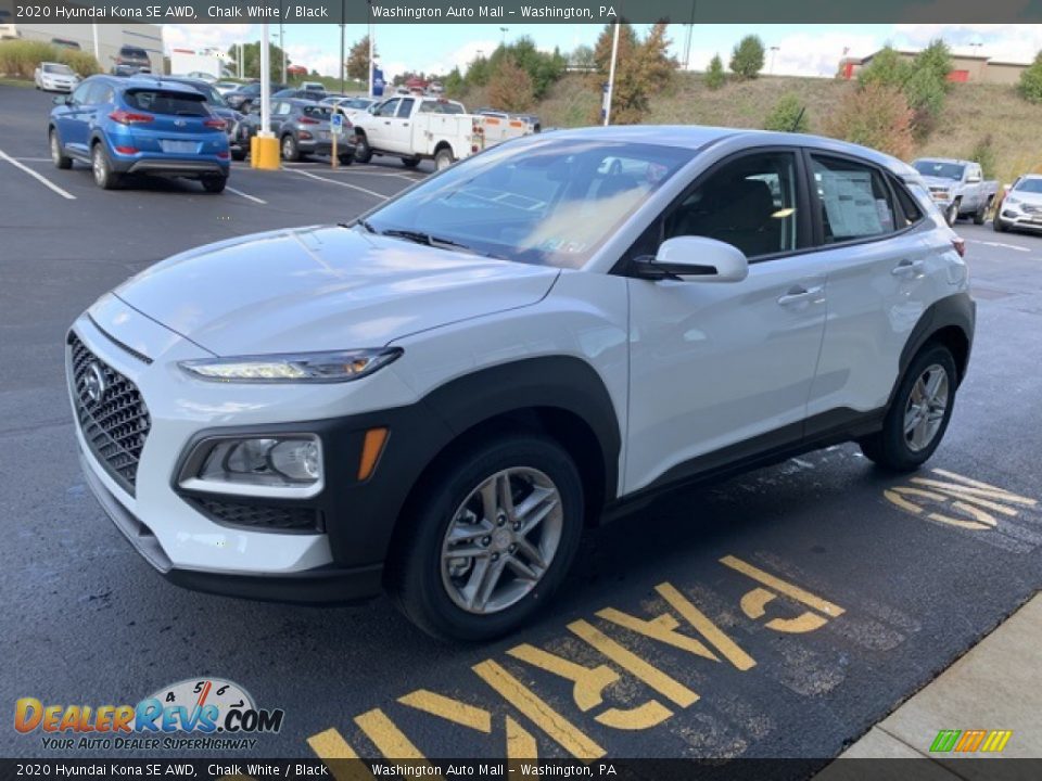 2020 Hyundai Kona SE AWD Chalk White / Black Photo #7